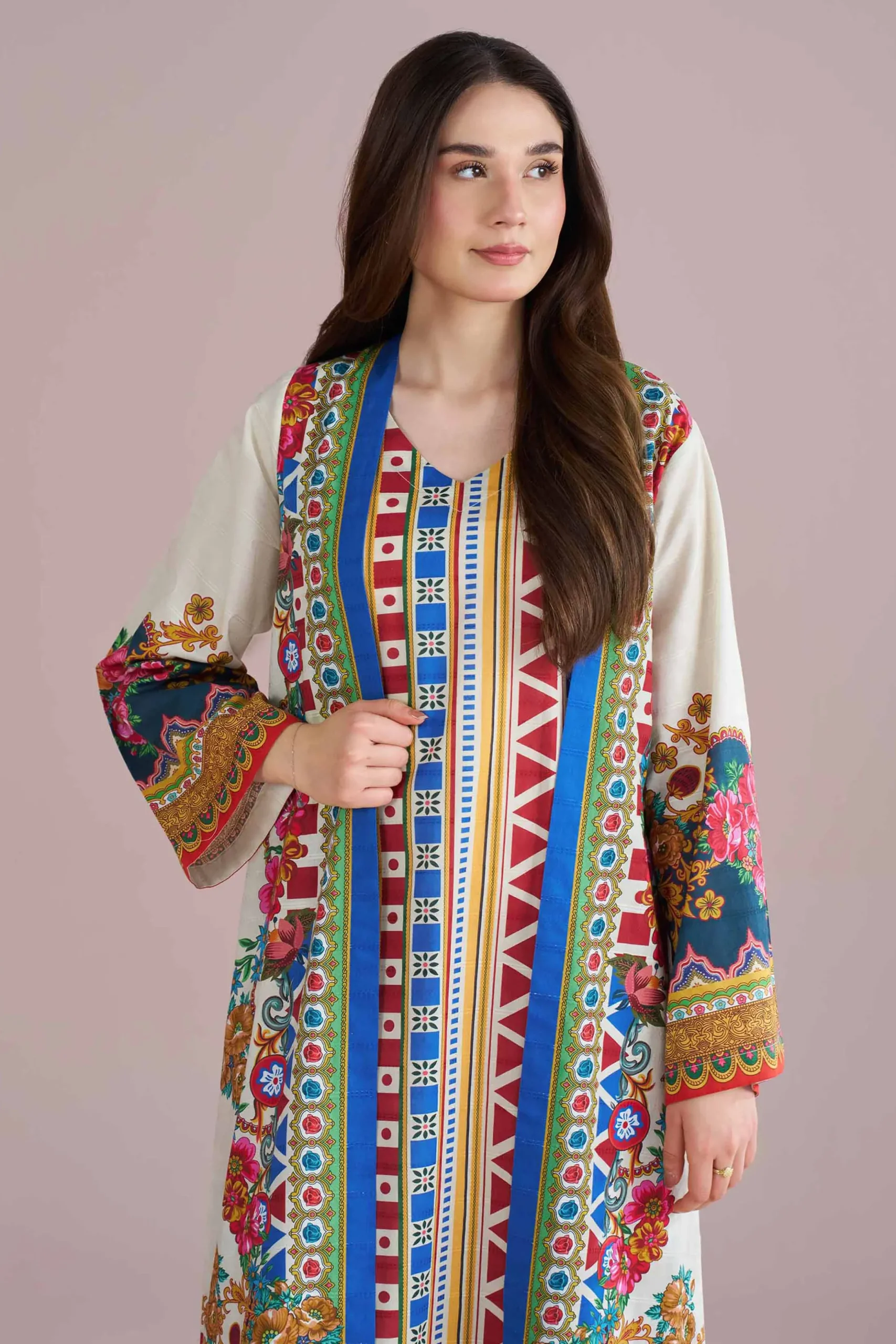 2 Piece - Printed Dress - FE26-47