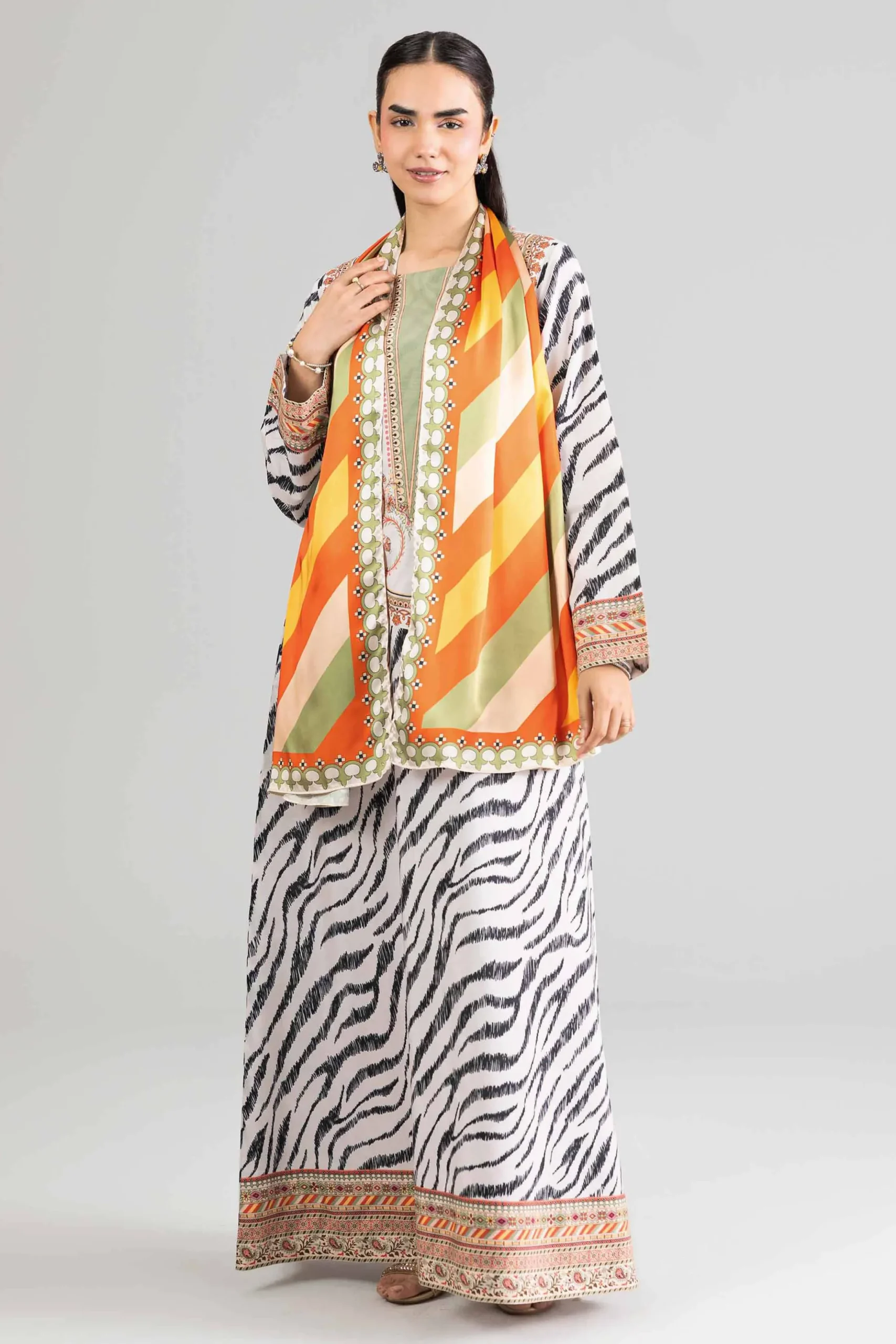 2 Piece - Printed Dress - FE26-97