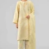 3 Piece - Printed Embroidered Suit - 42601808