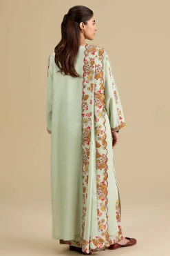 3 Piece - Printed Embroidered Suit - KFE26-206