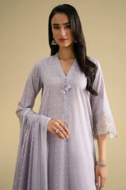 2 Piece - Printed Embroidered Suit - KFE26-28