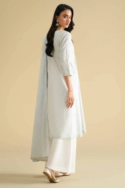 2 Piece - Printed Embroidered Suit - KFE26-229