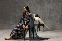3 Piece - Printed Embroidered Suit - KFE26-118