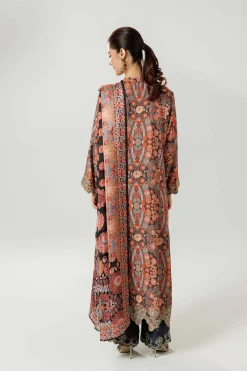 3 Piece - Printed Embroidered Suit - 42519603