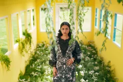 2 Piece - Printed Embroidered Suit - PE26-487