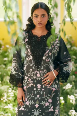 2 Piece - Printed Embroidered Suit - PE26-487