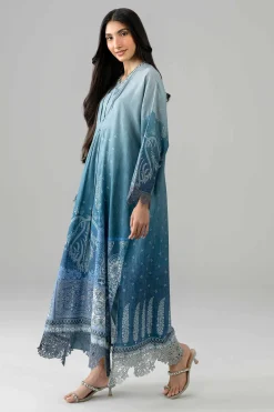 2 Piece - Printed Embroidered Suit - PE26-490