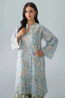 2 Piece - Printed Embroidered Suit - PE26-587
