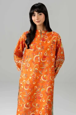 2 Piece - Printed Embroidered Suit - PE26-590