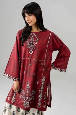 2 Piece - Printed Embroidered Suit - PE26-585