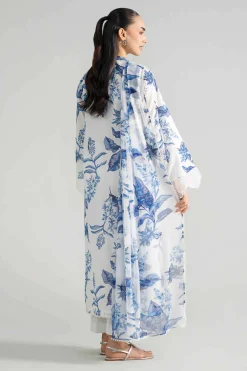 3 Piece - Printed Embroidered Suit - PE26-494
