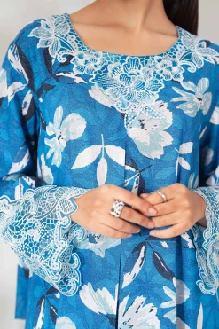 2 Piece - Printed Embroidered Suit - 42502816