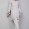 2 Piece - Printed Embroidered Suit - 42601667