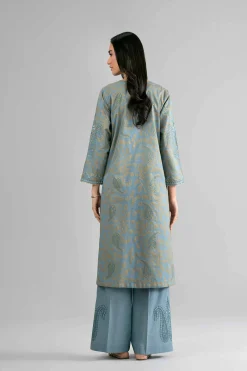 2 Piece - Printed Embroidered Suit - PMD26-05 M
