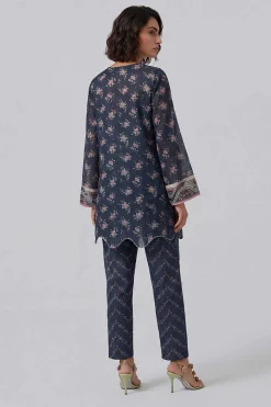 2 Piece - Printed Embroidered Suit - 42601670