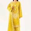 3 Piece - Printed Embroidered Suit - 42501871