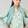 3 Piece - Printed Embroidered Suit - 42601817