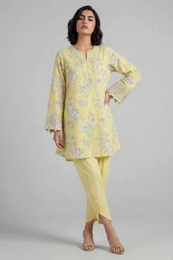 2 Piece - Printed Embroidered Suit - 42601656
