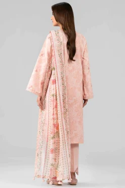 3 Piece - Printed Embroidered Suit - 42601781