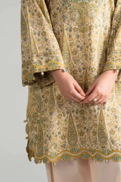 2 Piece - Printed Embroidered Suit - 42601658