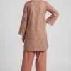 2 Piece - Printed Embroidered Suit - 42601662