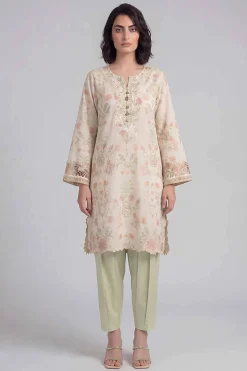 2 Piece - Printed Embroidered Suit - 42601654