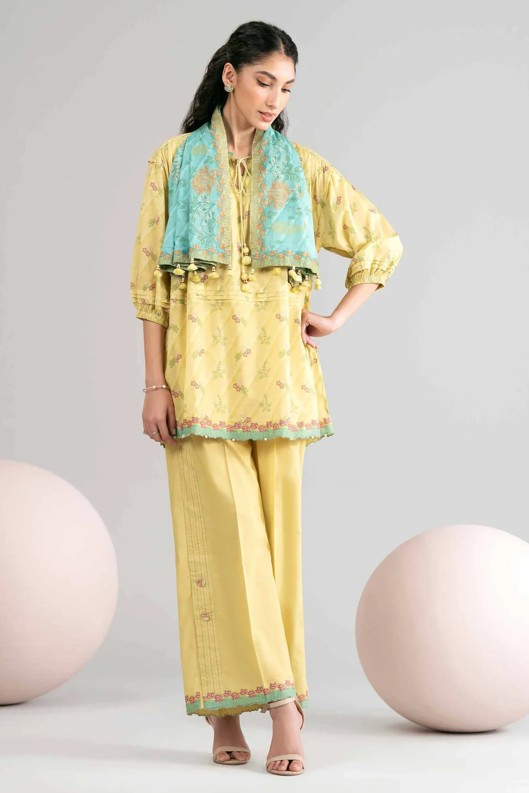 3 Piece - Printed Loose Fabric - 42602428