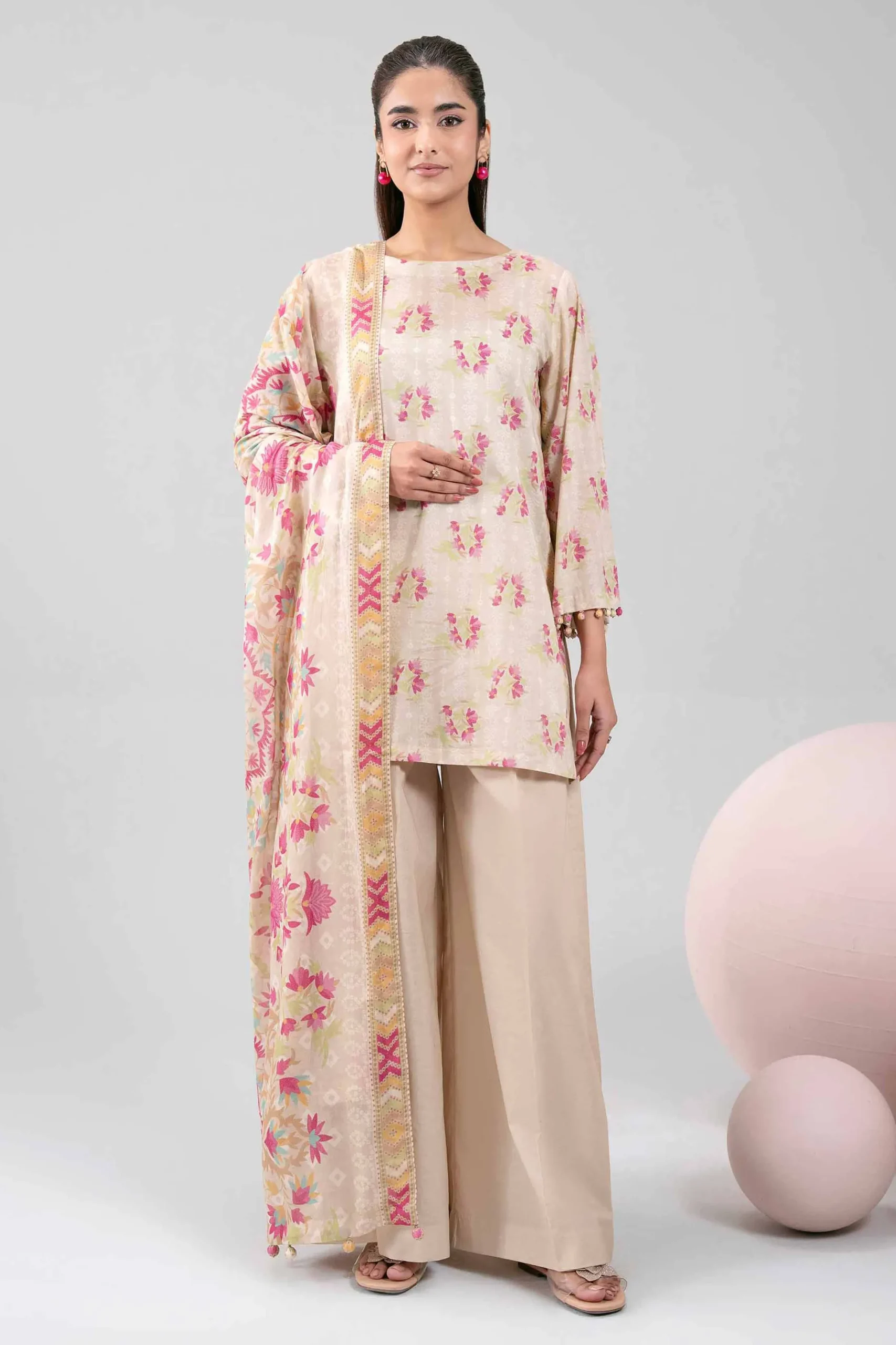 3 Piece - Printed Loose Fabric - 42602387
