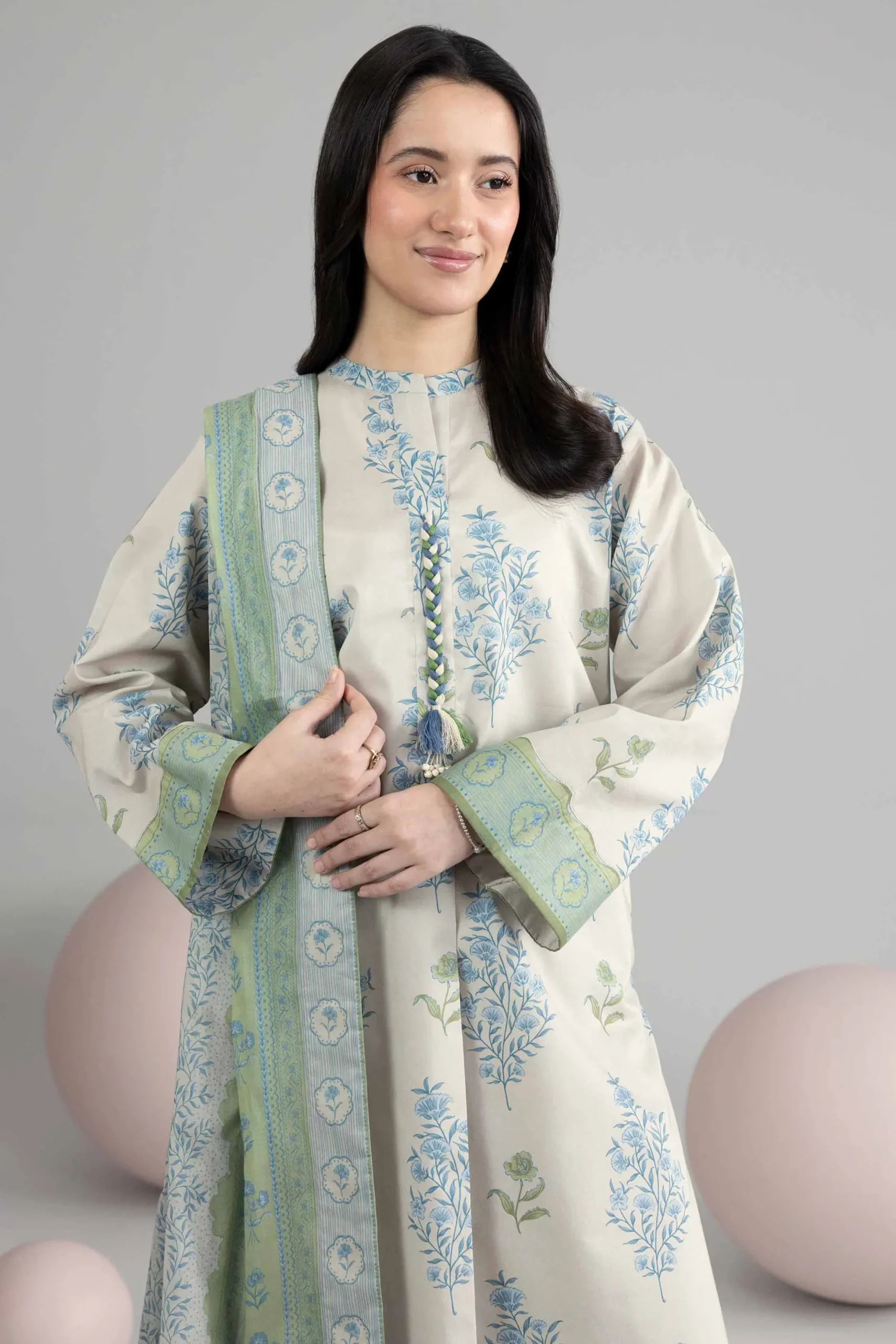 3 Piece - Printed Loose Fabric - 42602558