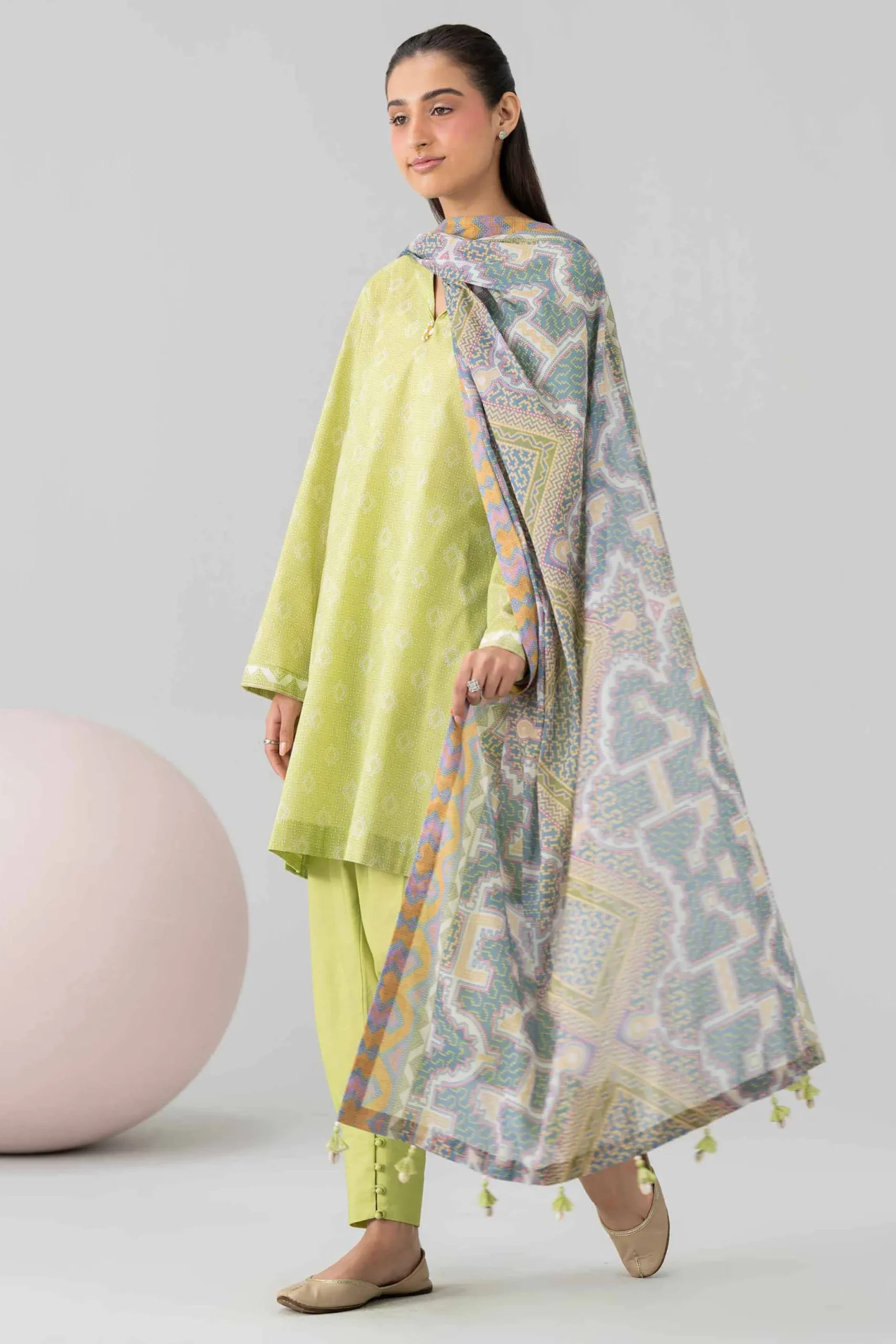 3 Piece - Printed Loose Fabric - 42602560