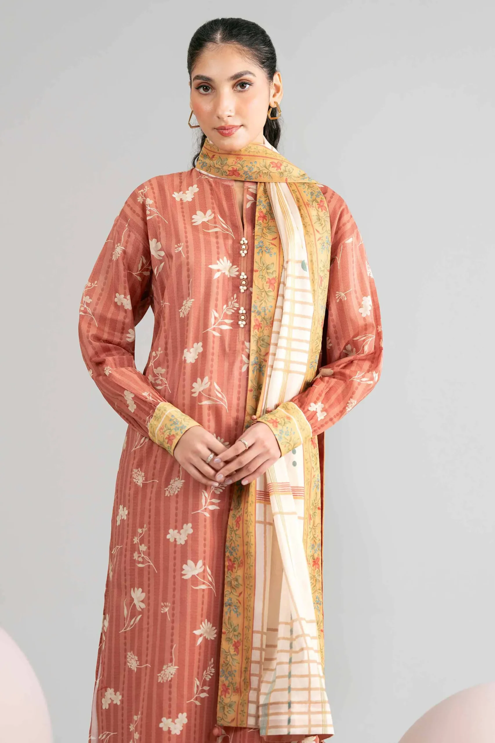 3 Piece - Printed Loose Fabric - 42602425