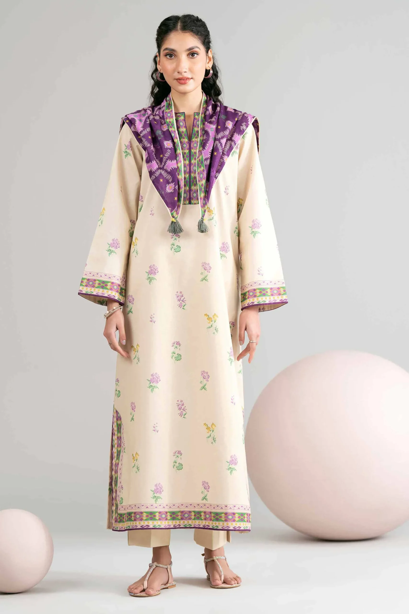 3 Piece - Printed Loose Fabric - 42602441