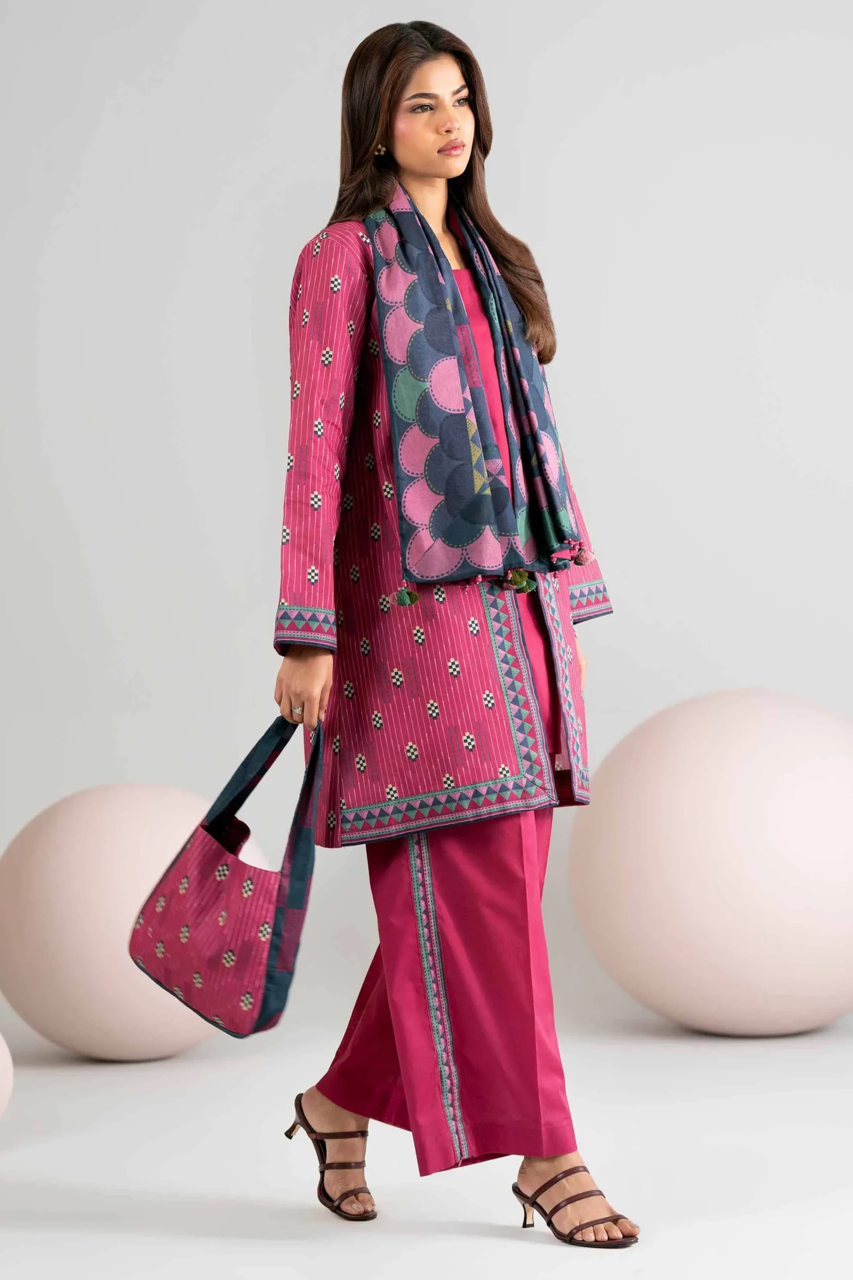 3 Piece - Printed Loose Fabric - 42602518