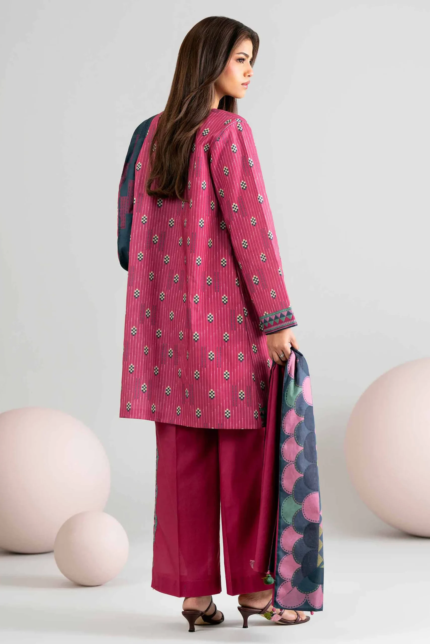 3 Piece - Printed Loose Fabric - 42602518