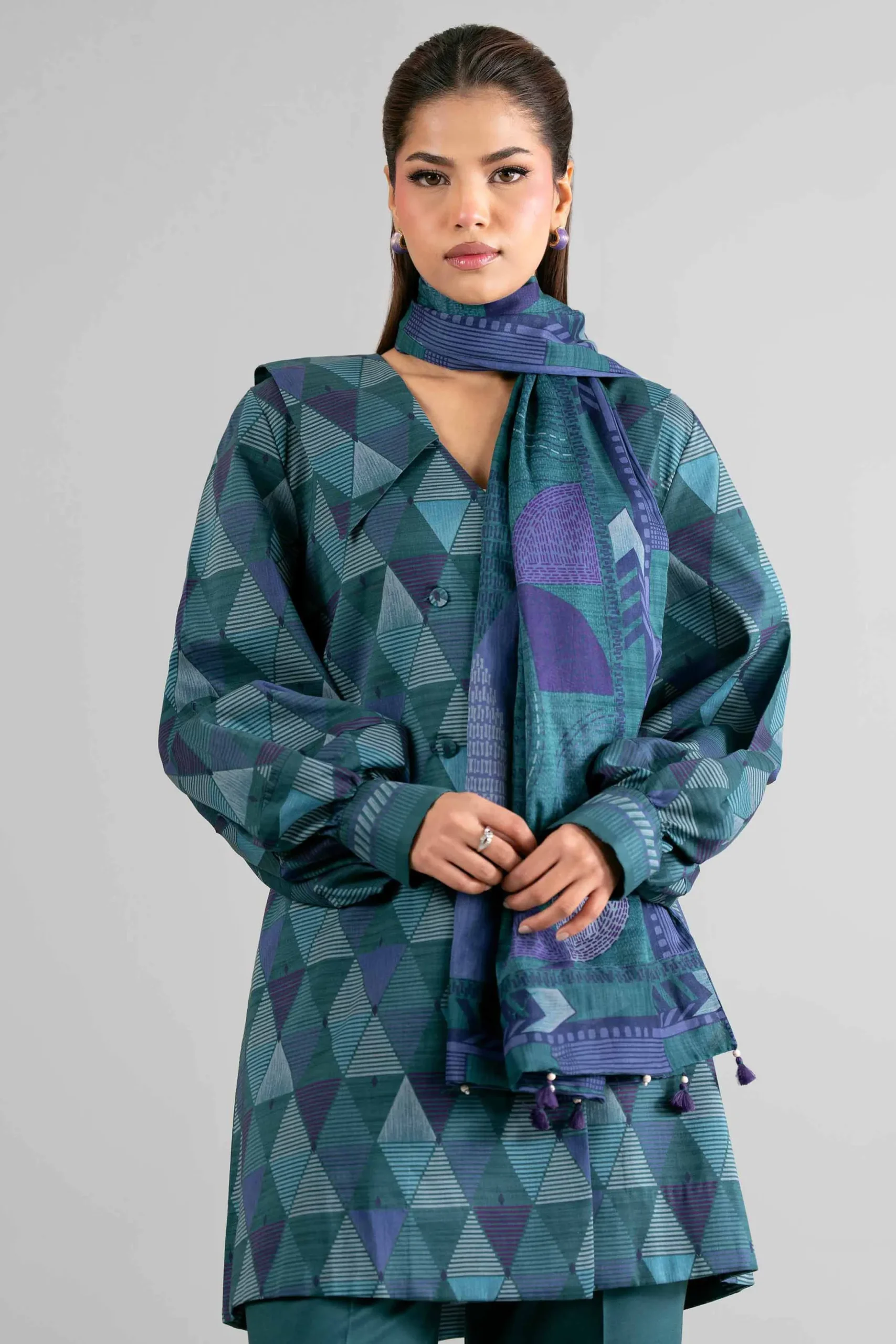 3 Piece - Printed Loose Fabric - 42602522