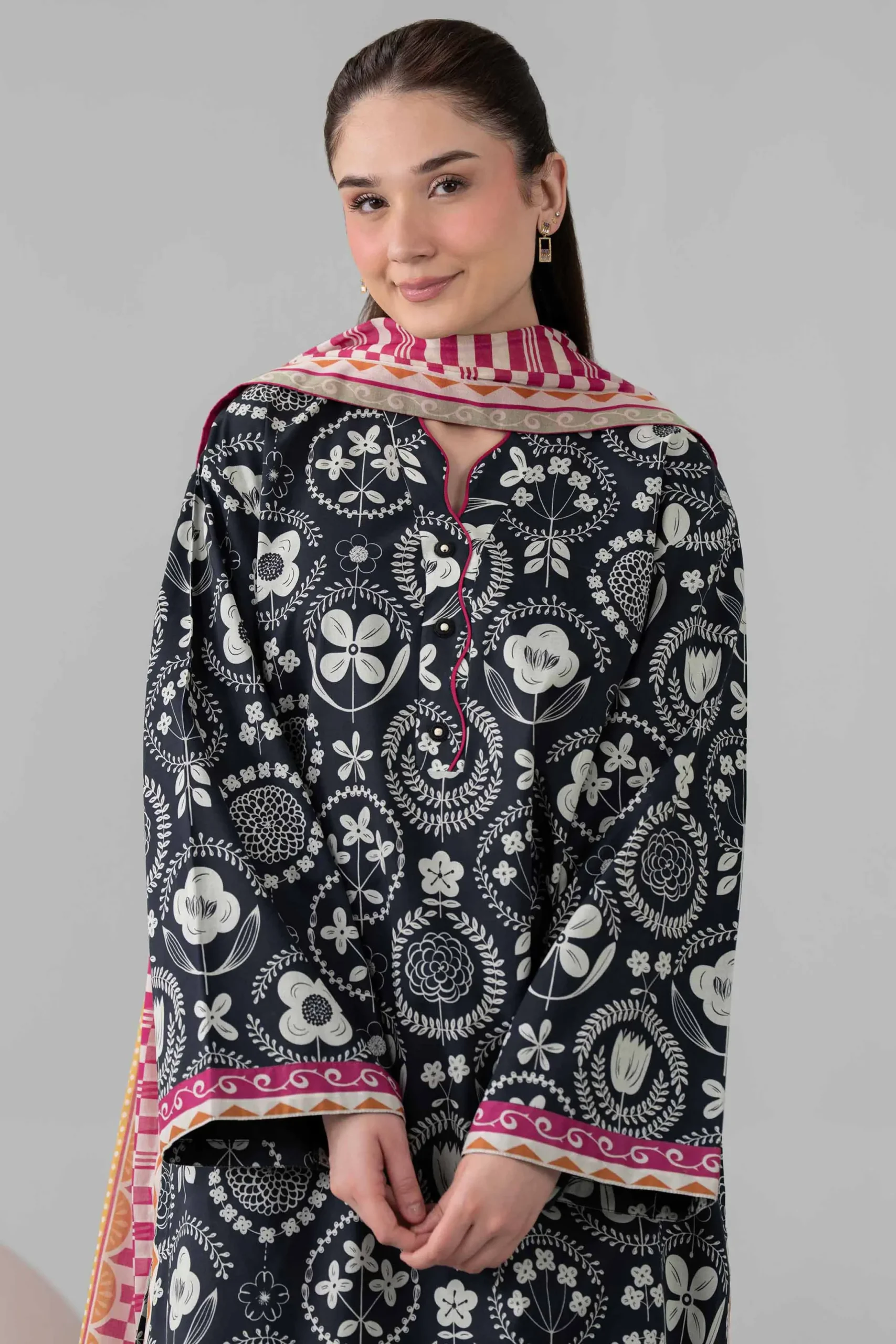 3 Piece - Printed Loose Fabric - 42602565
