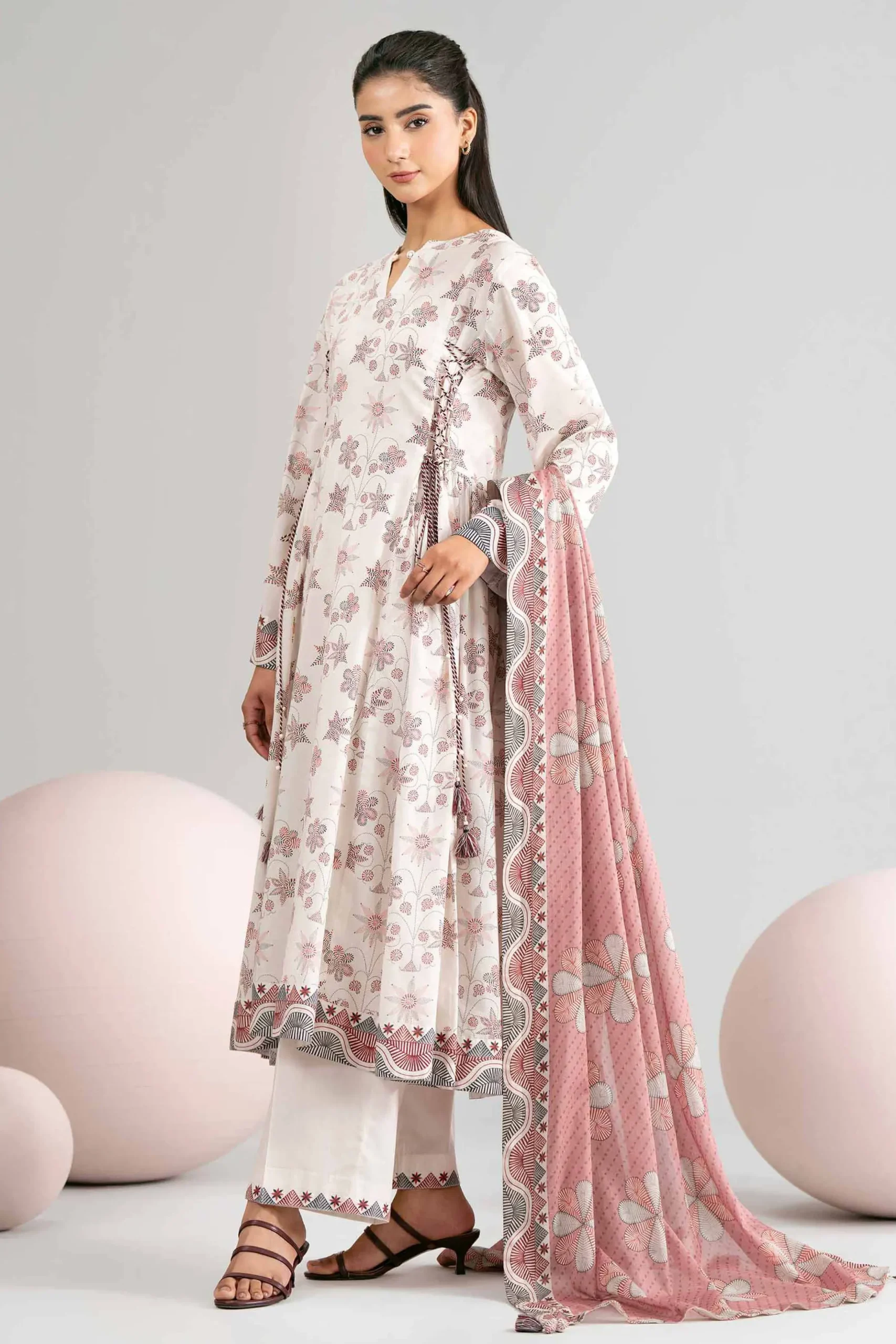 3 Piece - Printed Loose Fabric - 42602421