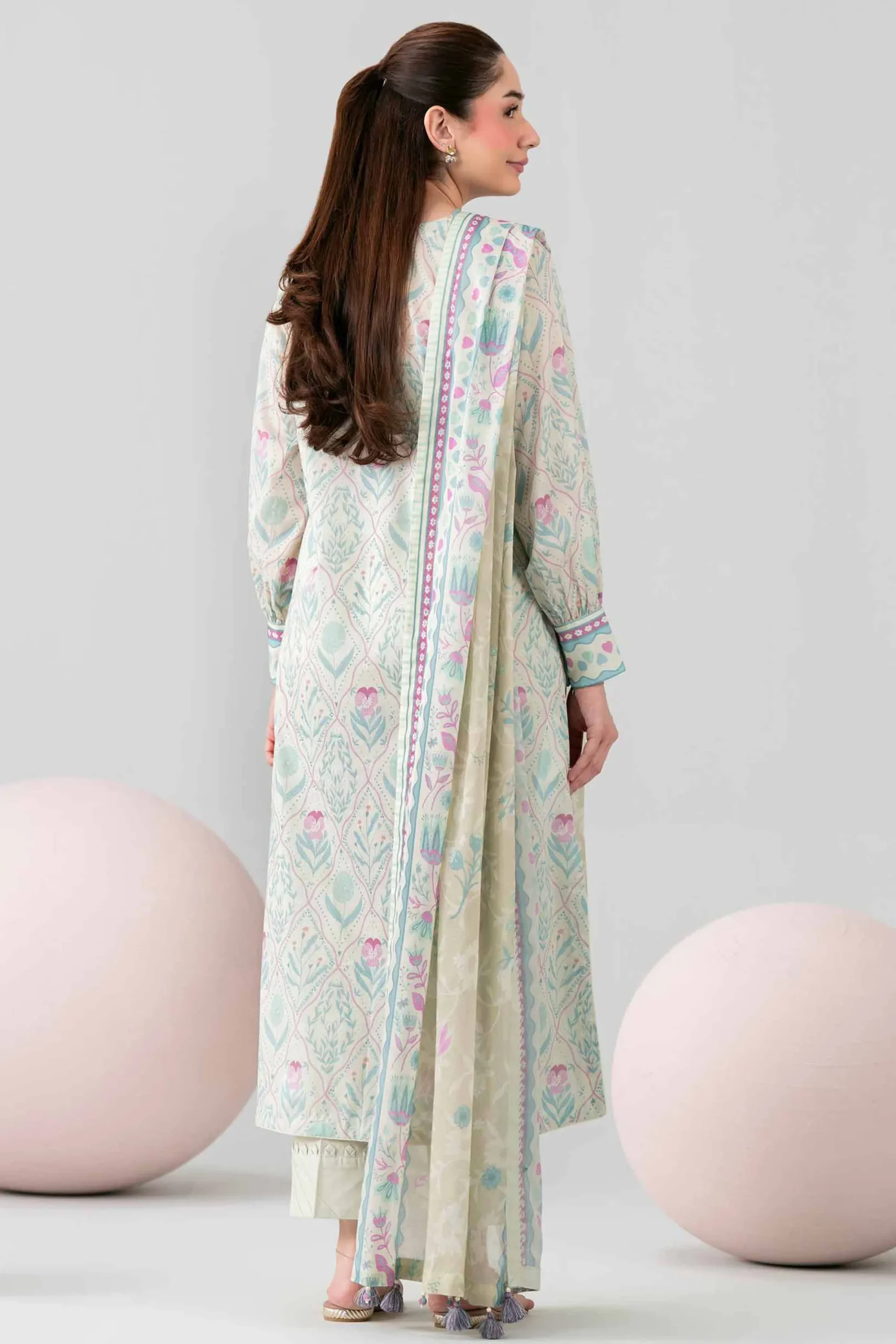 3 Piece - Printed Loose Fabric - 42602566