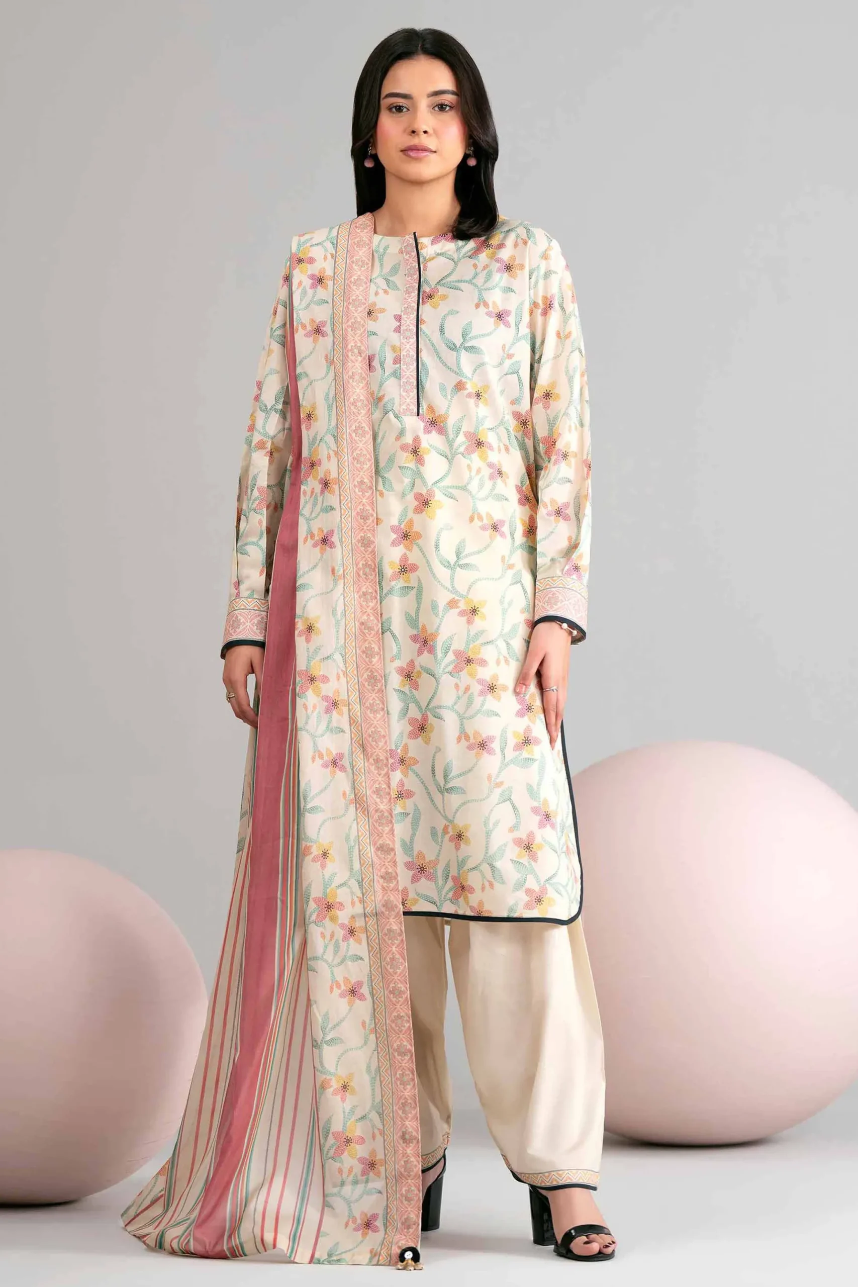 3 Piece - Printed Loose Fabric - 42602449