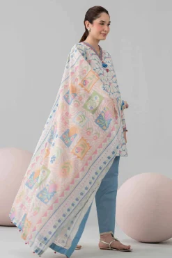 3 Piece - Printed Loose Fabric - 42602564