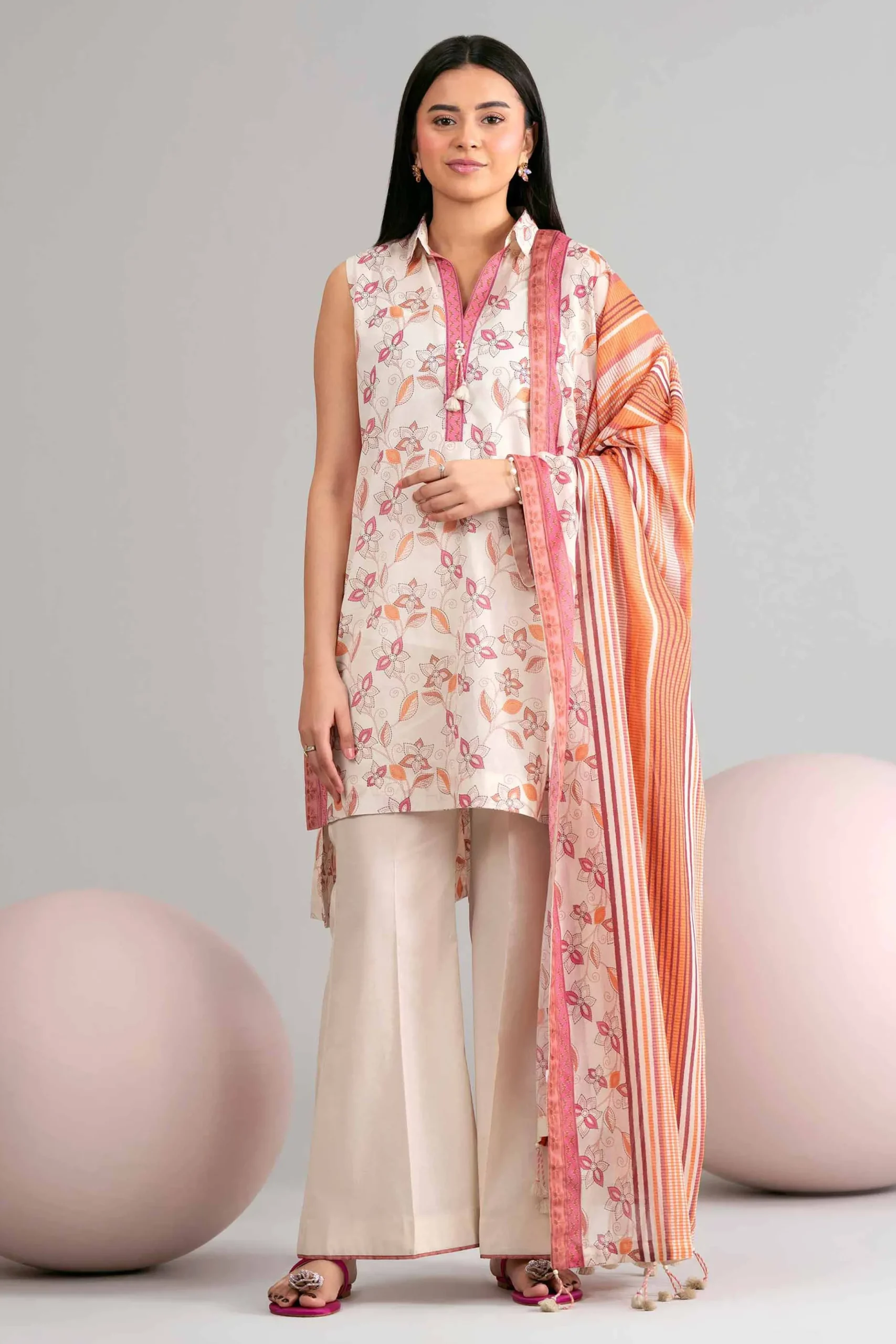 3 Piece - Printed Loose Fabric - 42602452