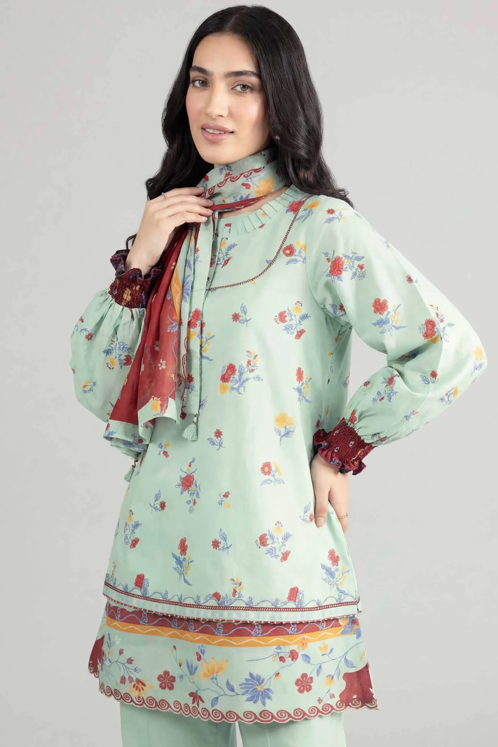 3 Piece - Printed Loose Fabric - 42602554