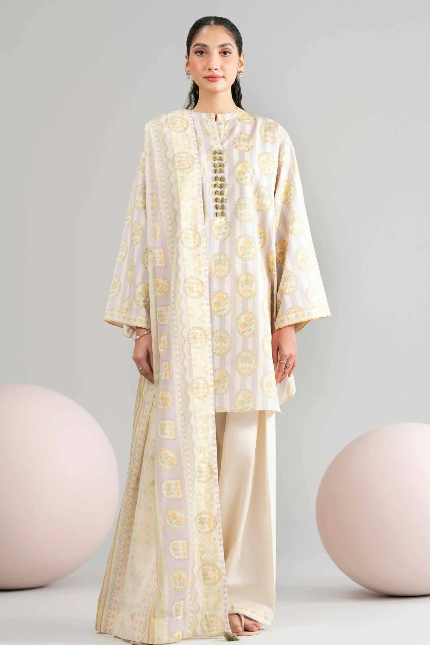 3 Piece - Printed Loose Fabric - 42602437