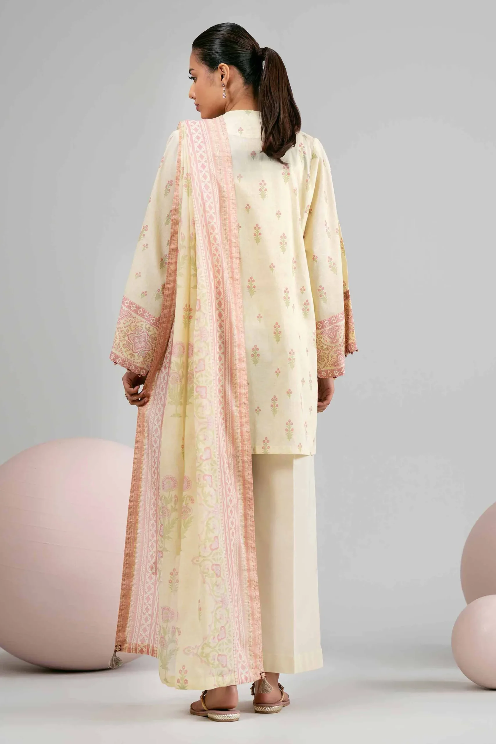 3 Piece - Printed Loose Fabric - 42602397