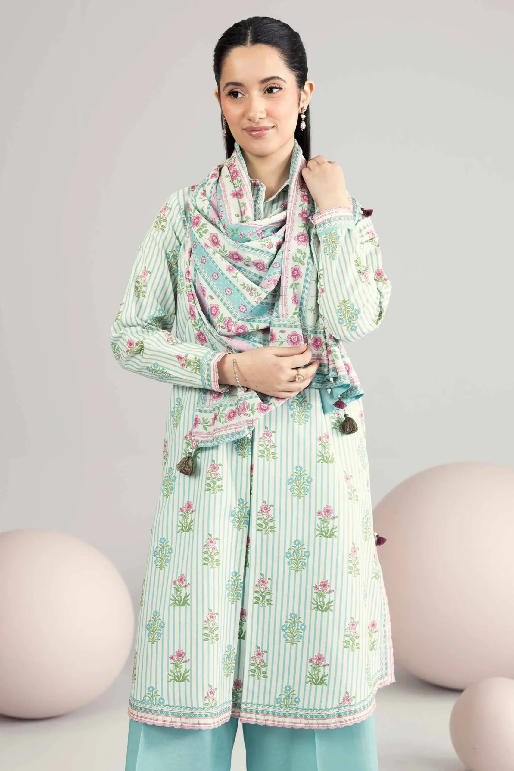 3 Piece - Printed Loose Fabric - 42602526
