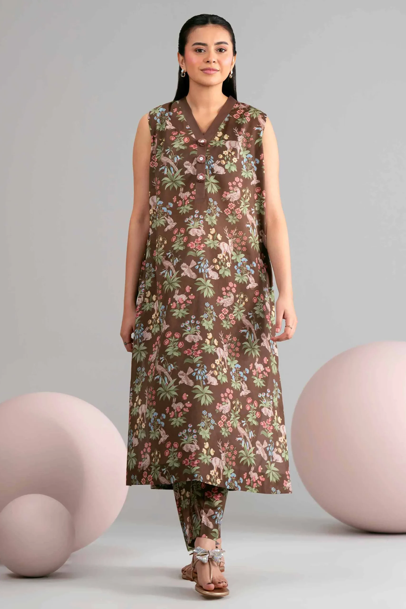 1 Piece - Printed Loose Fabric - 42602468
