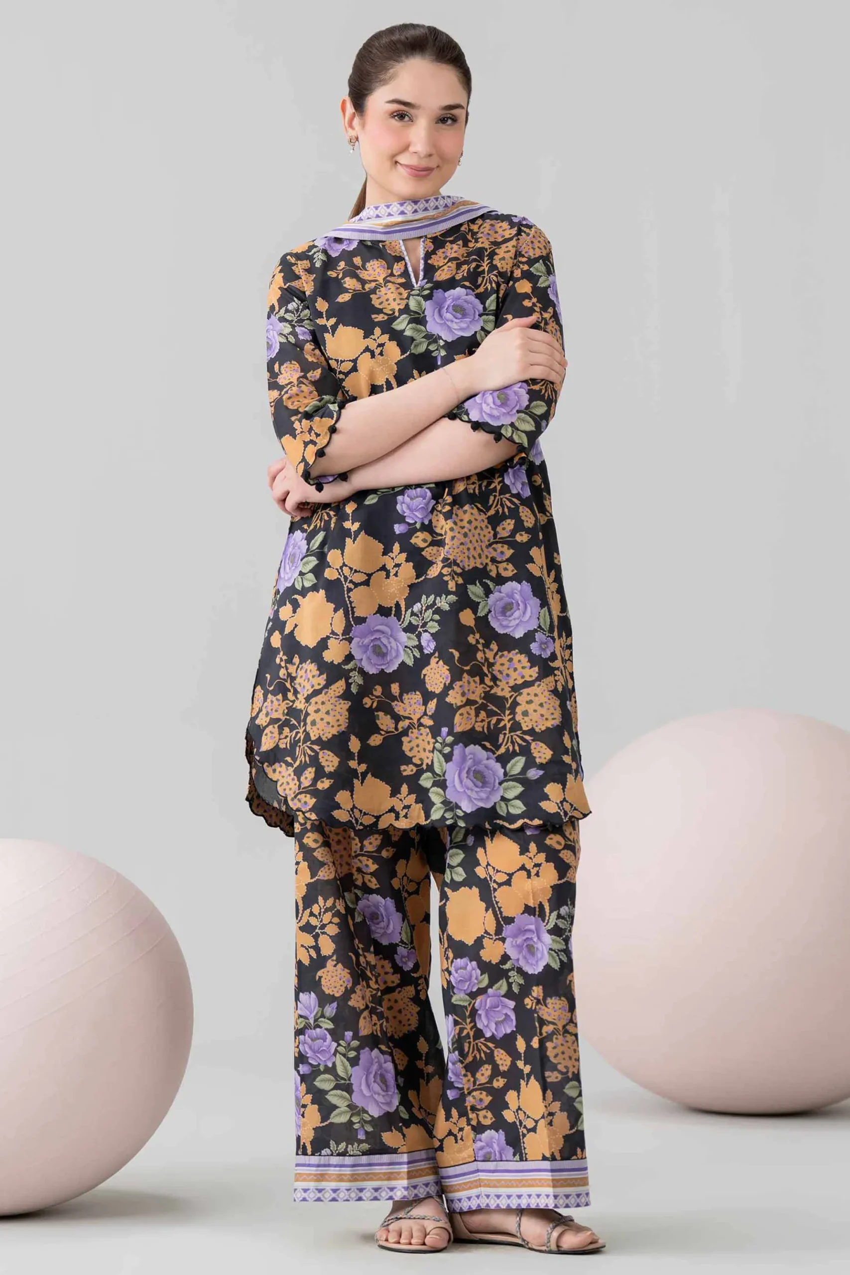 1 Piece - Printed Loose Fabric - 42602503