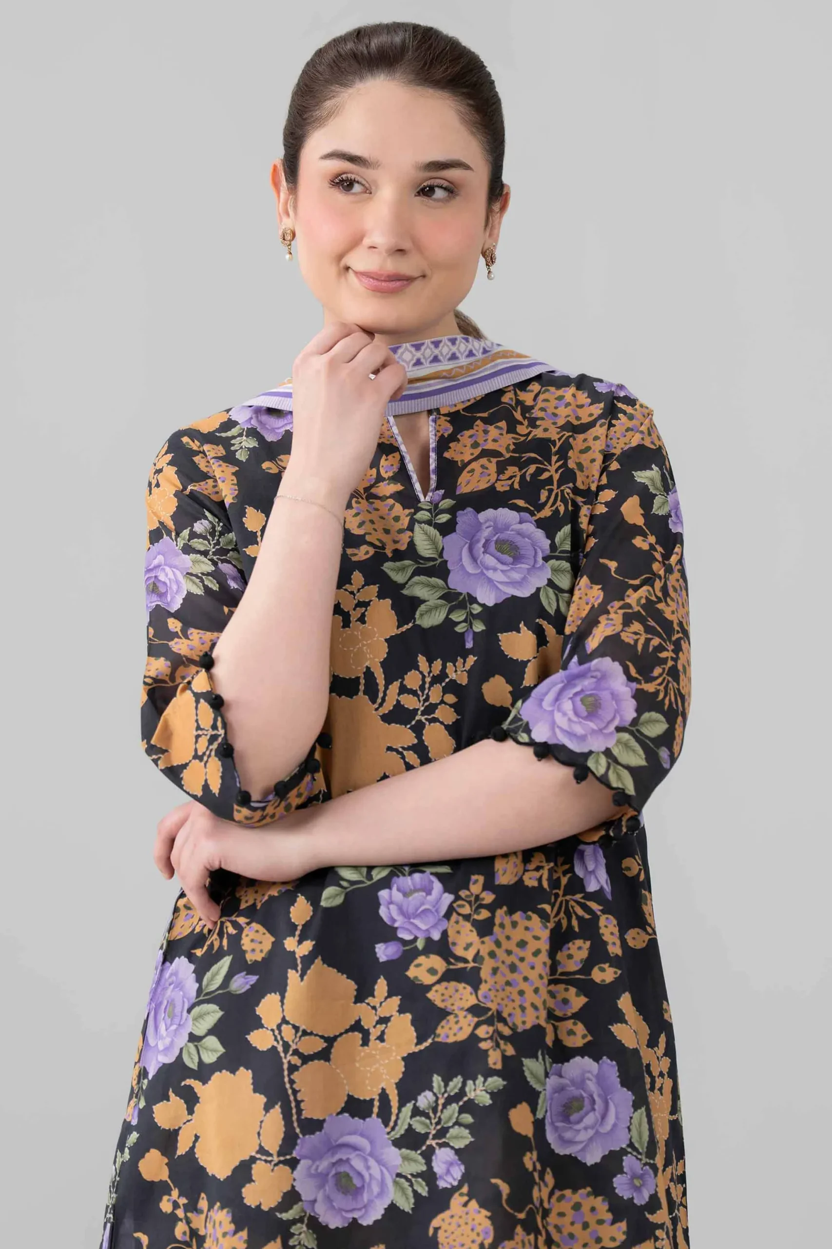 1 Piece - Printed Loose Fabric - 42602503