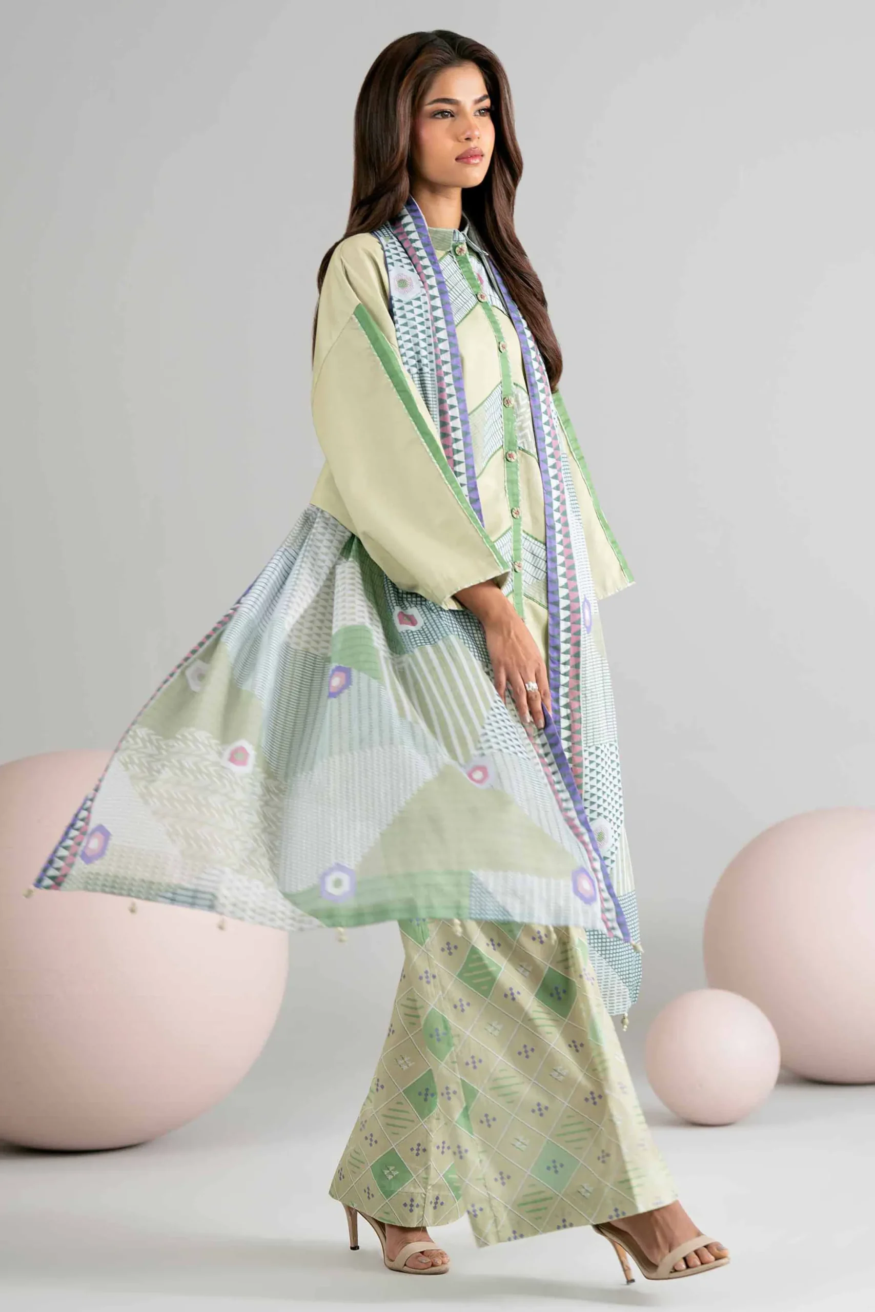 3 Piece - Printed Loose Fabric - 42602517