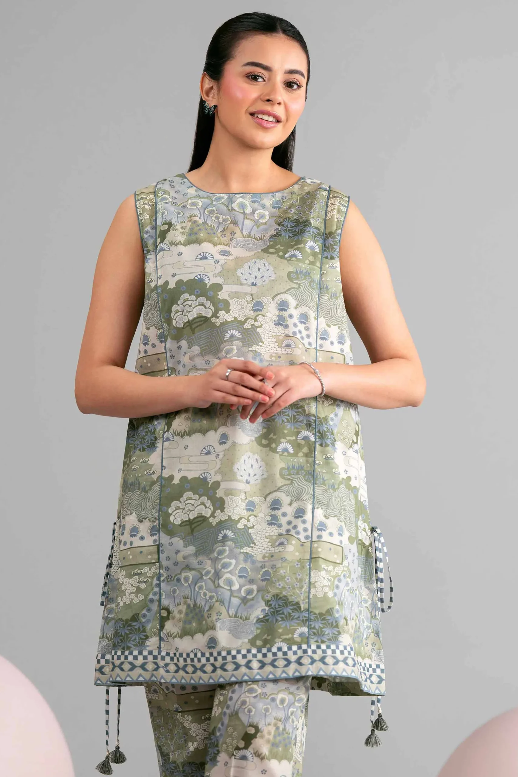 1 Piece - Printed Loose Fabric - 42602462